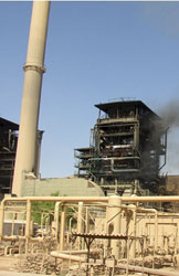 One of Doura's four 160-MW conventional steam units