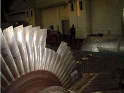 The low-pressure rotor of Doura's Unit 6 in its "as found" state