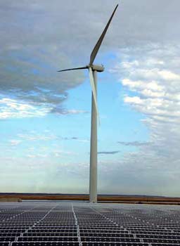 Both solar and wind are guaranteed a big role in New Jersey due to a strengthening of its renewable energy mandate. An Alternity Power / WorldWater & Power project in New Jersey is pictured here.