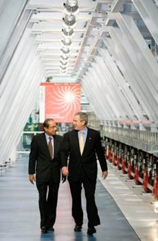 This past January, President George W. Bush visited a 25-megawatt Uni-Solar facility. This week the company announced plans for a facility twice the size.