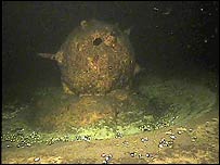 Old naval mine