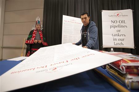 Natives To Oppose West Coast Oil Pipelines Photo: Ben Nelms