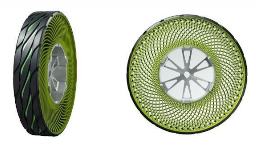 Bridgestone's airless tires are made from entirely recyclable material
