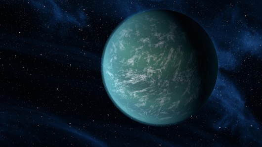 NASA's Kepler mission has detected the most Earth-like planet yet - Kepler 22b (Image: Art...