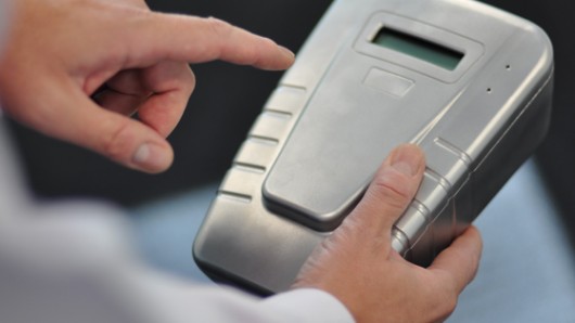 The prototype device, which is reportedly able to detect illicit drugs in a person's syste...