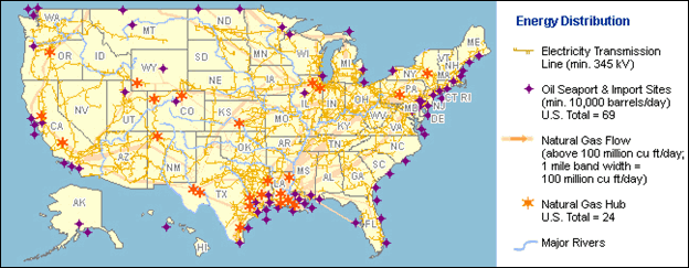 Residential heating oil distribution is depicted in this graphic.