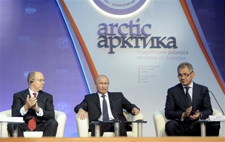 Russia's Putin Says Arctic Trade Route To Rival Suez Photo: Reuters/Alexsey Druginyn/RIA Novosti/Pool
