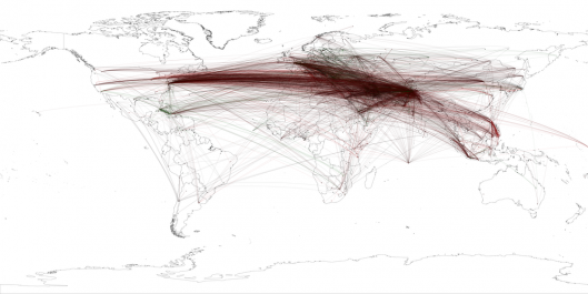Global geocoded tone of all Summary of World Broadcasts content, January 1979-April 2011 m...