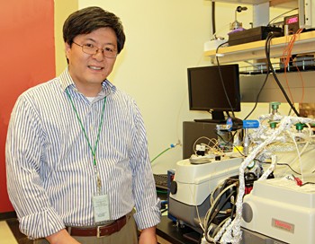 Dr. Kyeongjiae 'K.J.' Cho, professor of materials science and engineering and physics at U...