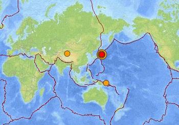 earthquake map