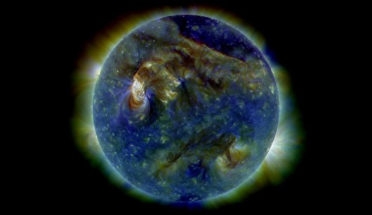 The newly inaugurated Murchison Widefield Array (MWA) telescope will monitor the Sun's act...