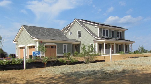 The front and west side of completed Net-Zero Energy Residential Test Facility that will b...