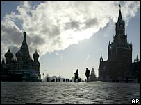 Clouds over Moscow.  Image: AP